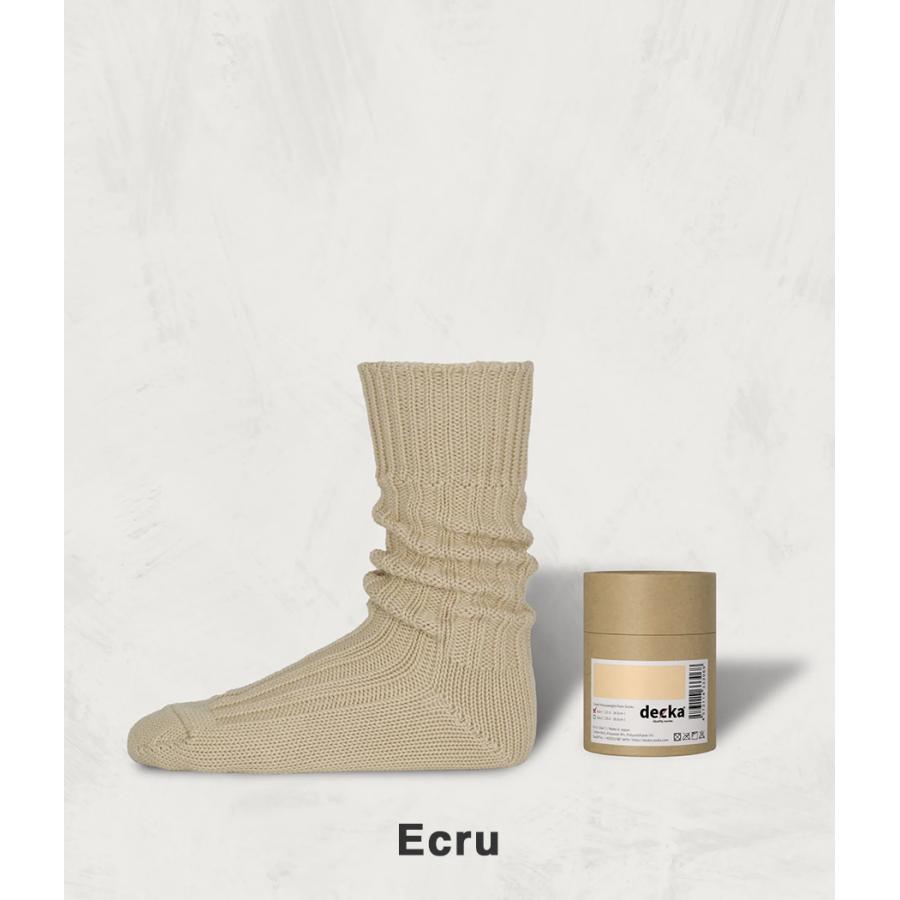 【decka quality socks｜デカ クオリティソックス】Cased Heavy Weight Plain Socks　ソックス　靴下　ギフト　プレゼント【de-01】 |  | 12