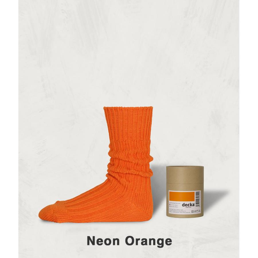 【decka quality socks｜デカ クオリティソックス】Cased Heavy Weight Plain Socks　ソックス　靴下　ギフト　プレゼント【de-01】 |  | 18