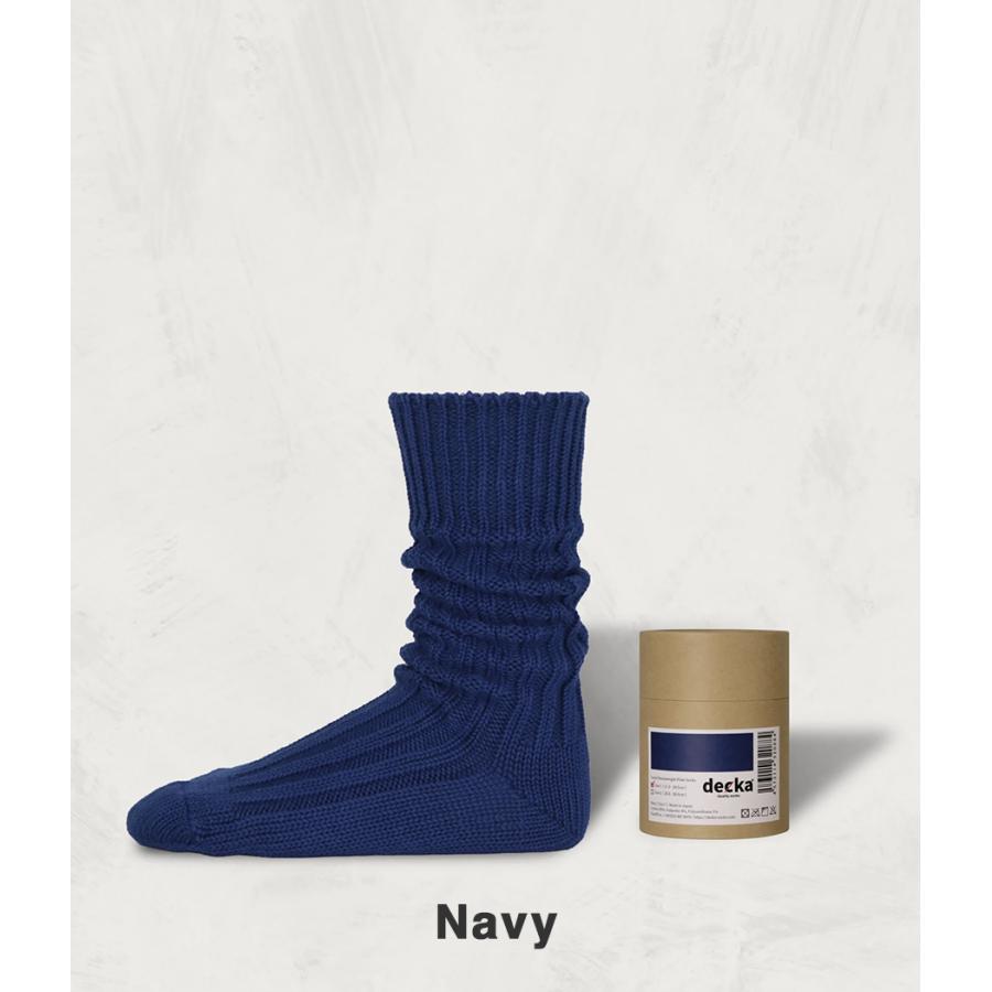 【decka quality socks｜デカ クオリティソックス】Cased Heavy Weight Plain Socks　ソックス　靴下　ギフト　プレゼント【de-01】 |  | 19