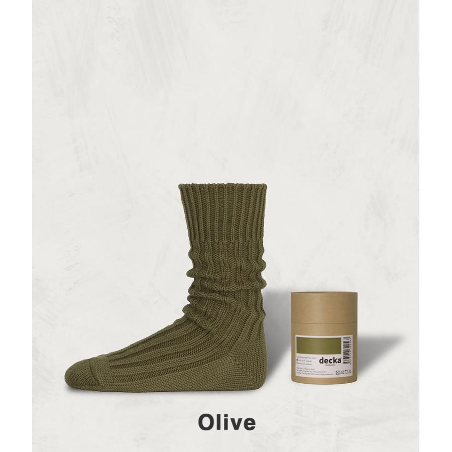 【decka quality socks｜デカ クオリティソックス】Cased Heavy Weight Plain Socks　ソックス　靴下　ギフト　プレゼント【de-01】 |  | 20