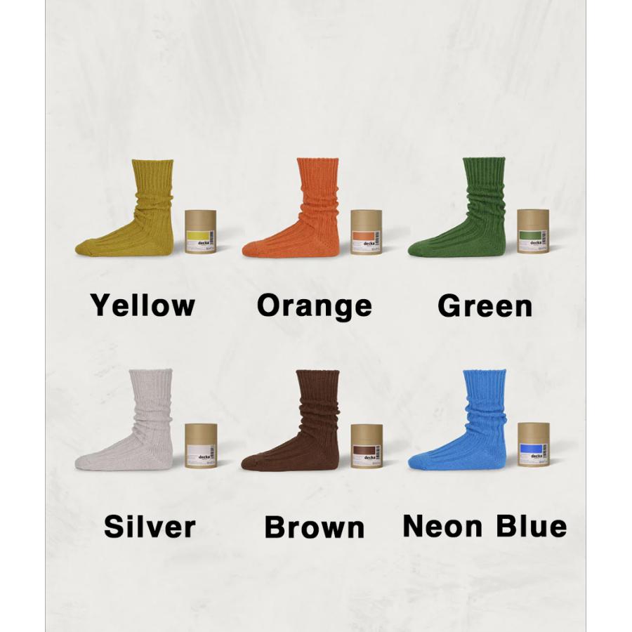 【decka quality socks｜デカ クオリティソックス】Cased Heavy Weight Plain Socks　ソックス　靴下　ギフト　プレゼント【de-01】 |  | 04