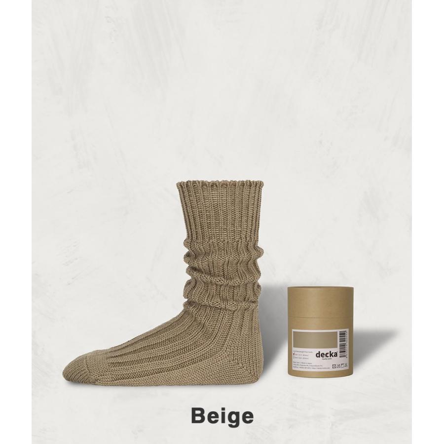 【decka quality socks｜デカ クオリティソックス】Cased Heavy Weight Plain Socks　ソックス　靴下　ギフト　プレゼント【de-01】 |  | 06