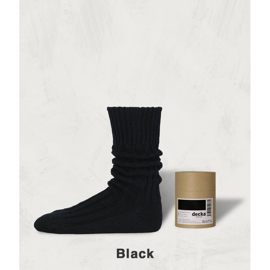 【decka quality socks｜デカ クオリティソックス】Cased Heavy Weight Plain Socks　ソックス　靴下　ギフト　プレゼント【de-01】 |  | 08