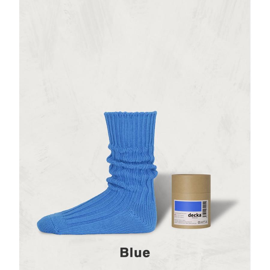【decka quality socks｜デカ クオリティソックス】Cased Heavy Weight Plain Socks　ソックス　靴下　ギフト　プレゼント【de-01】 |  | 09