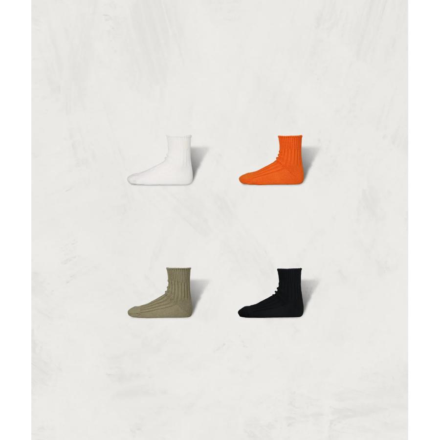 【decka quality socks｜デカ クオリティソックス】Low Gauge Rib Socks / Short Length　ソックス　靴下【de-26】 | 