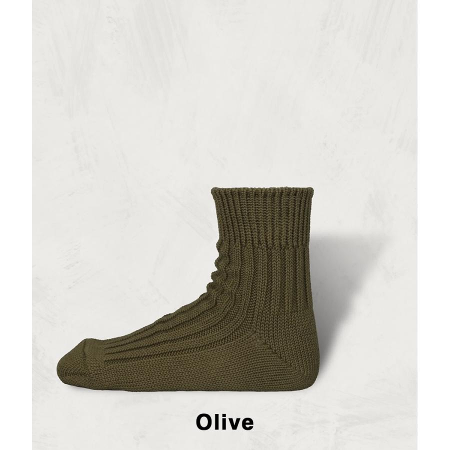 【decka quality socks｜デカ クオリティソックス】Low Gauge Rib Socks / Short Length　ソックス　靴下【de-26】 |  | 12