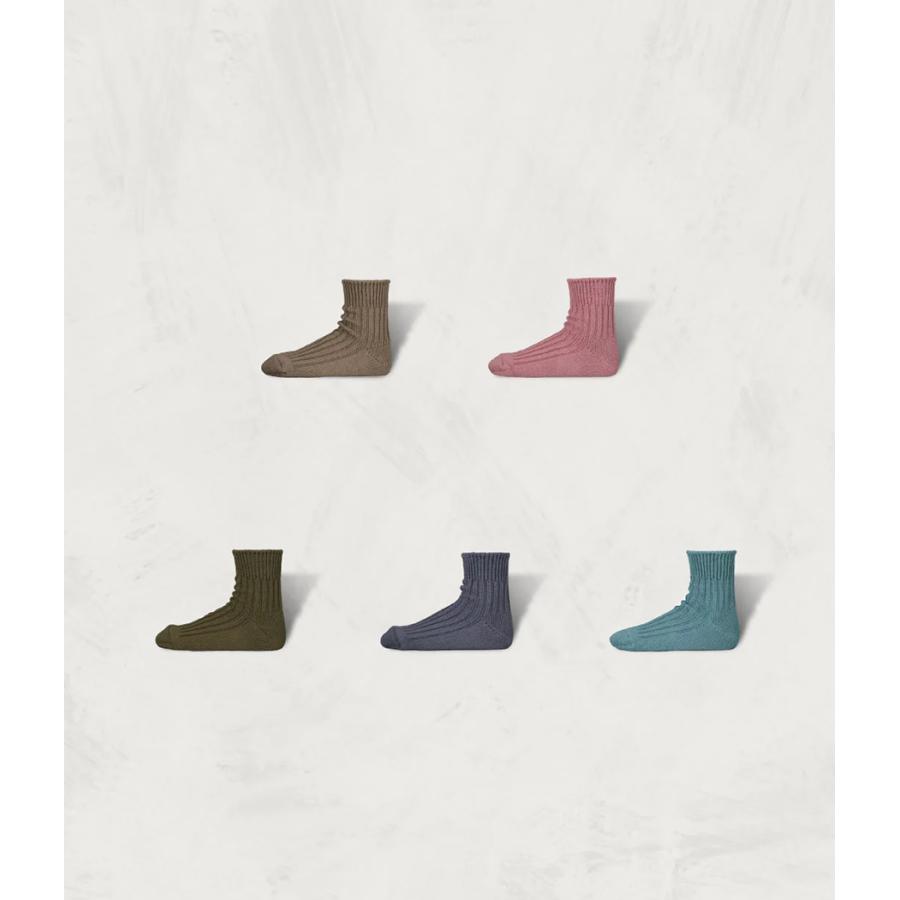 【decka quality socks｜デカ クオリティソックス】Low Gauge Rib Socks / Short Length　ソックス　靴下【de-26】 |  | 01