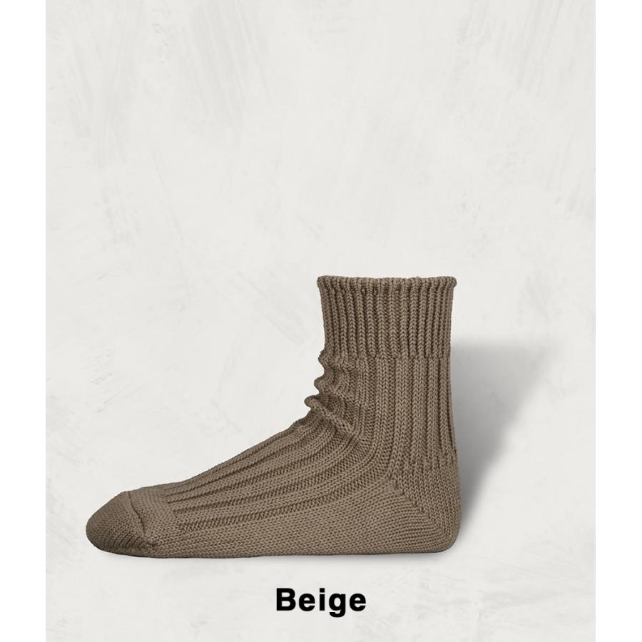 【decka quality socks｜デカ クオリティソックス】Low Gauge Rib Socks / Short Length　ソックス　靴下【de-26】 |  | 03