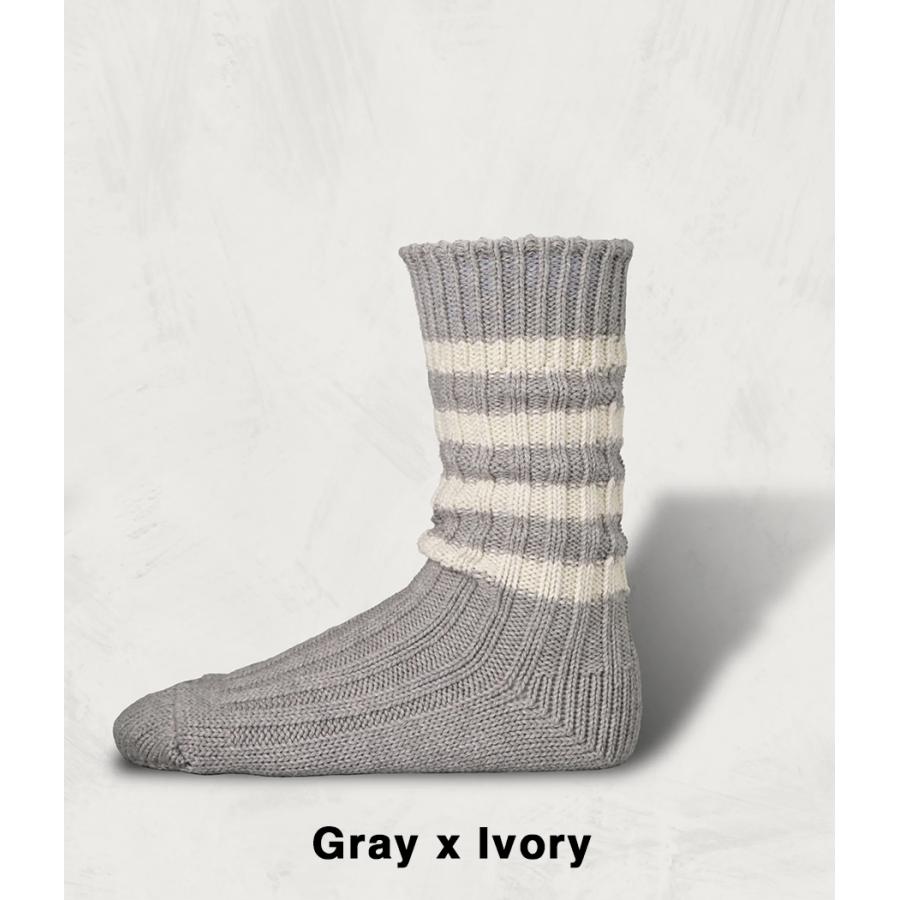 【decka quality socks｜デカ クオリティソックス】Heavyweight Socks / Stripes　ソックス　靴下　ギフト　プレゼント【de-29】 |  | 01
