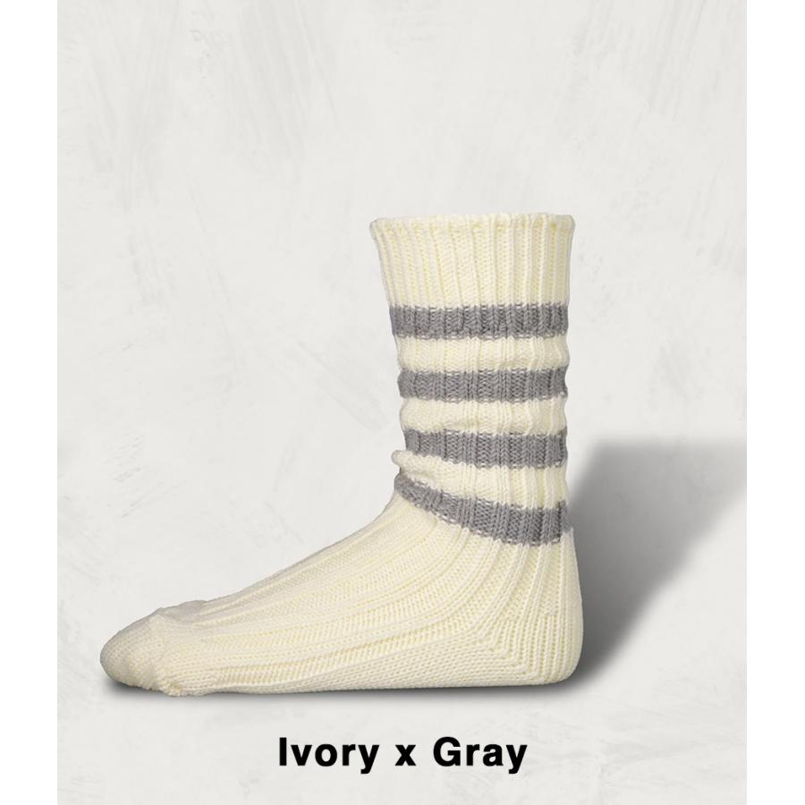 【decka quality socks｜デカ クオリティソックス】Heavyweight Socks / Stripes　ソックス　靴下　ギフト　プレゼント【de-29】 |  | 02