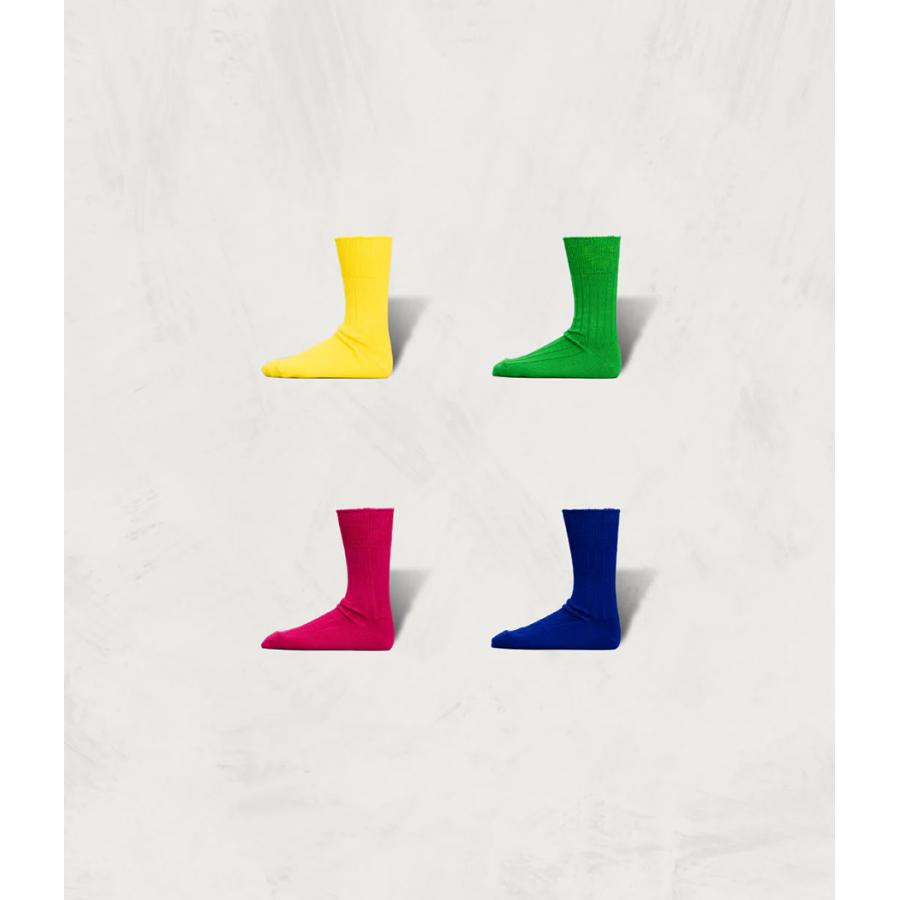 【decka quality socks｜デカ クオリティソックス】Quality Ribbed Socks　ソックス　靴下　ギフト　プレゼント【de-47】 | 