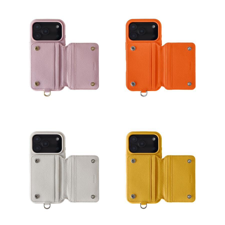 【取り寄せ】【DEMIU｜デミュウ】【iPhone18ProMax】バロンサンク BALLON CINQ フランス産牛革 ポリカーボネート 上質 収納力 スマホケース【DU-BAL31】 |  | 15