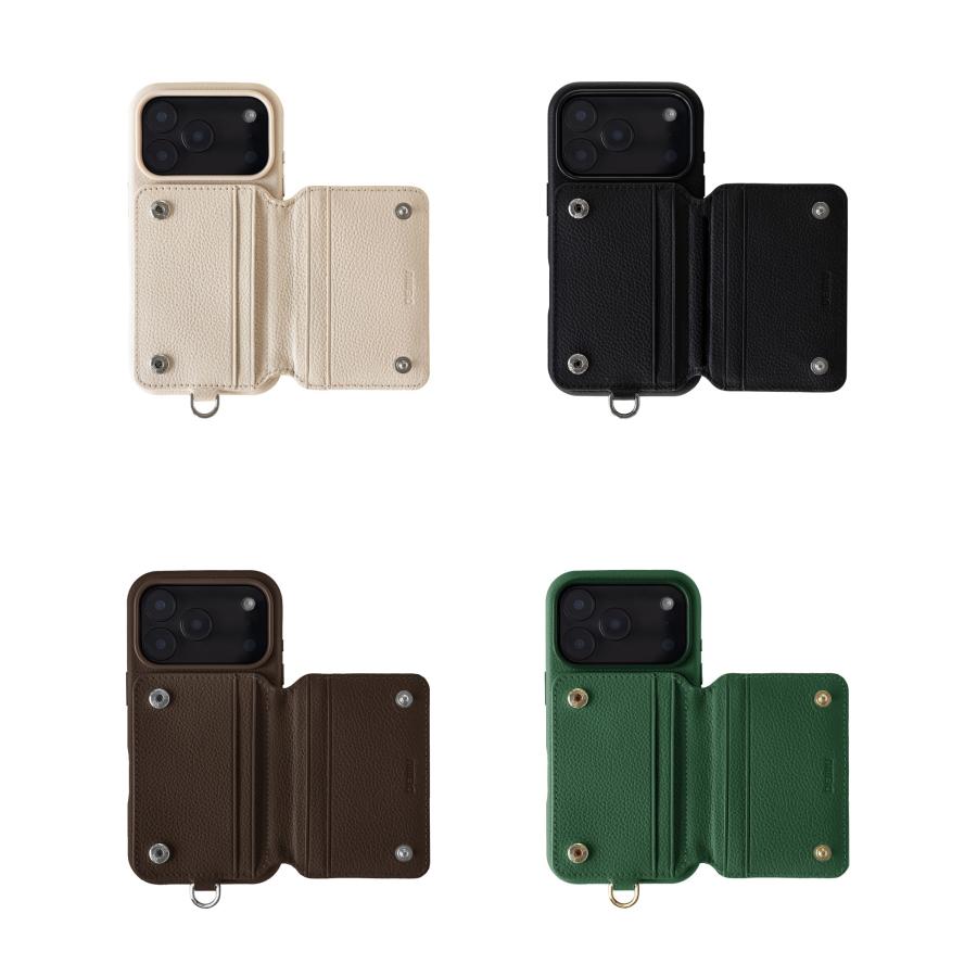 【取り寄せ】【DEMIU｜デミュウ】【iPhone18ProMax】バロン BALLON フランス産牛革 ポリカーボネート 上質 収納力 スマホケース【DU-BAL32】 |  | 14