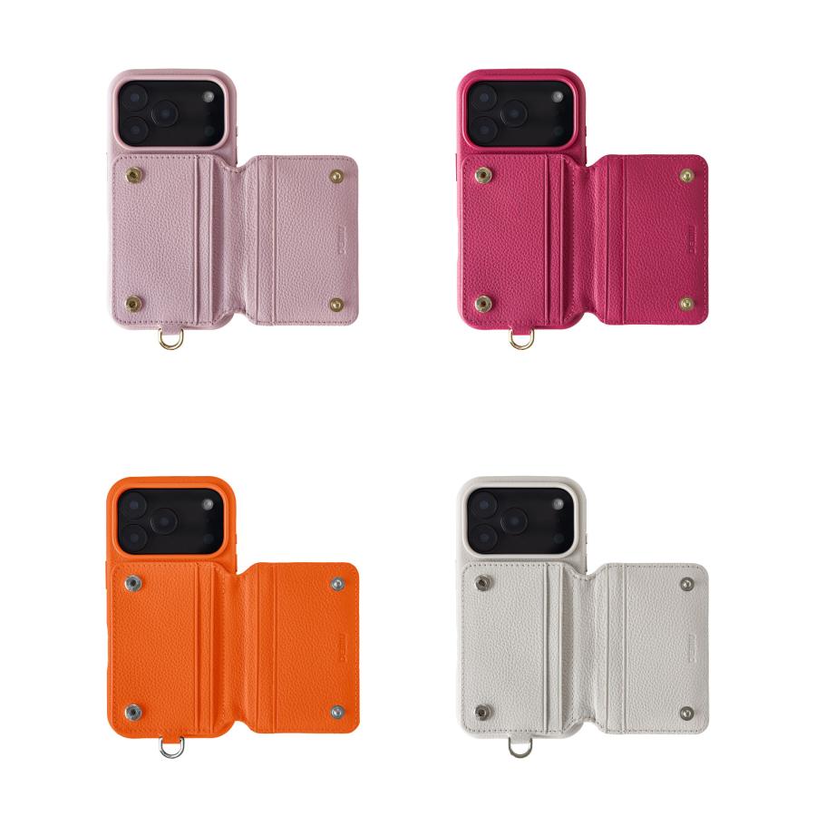 【取り寄せ】【DEMIU｜デミュウ】【iPhone18ProMax】バロン BALLON フランス産牛革 ポリカーボネート 上質 収納力 スマホケース【DU-BAL32】 |  | 15