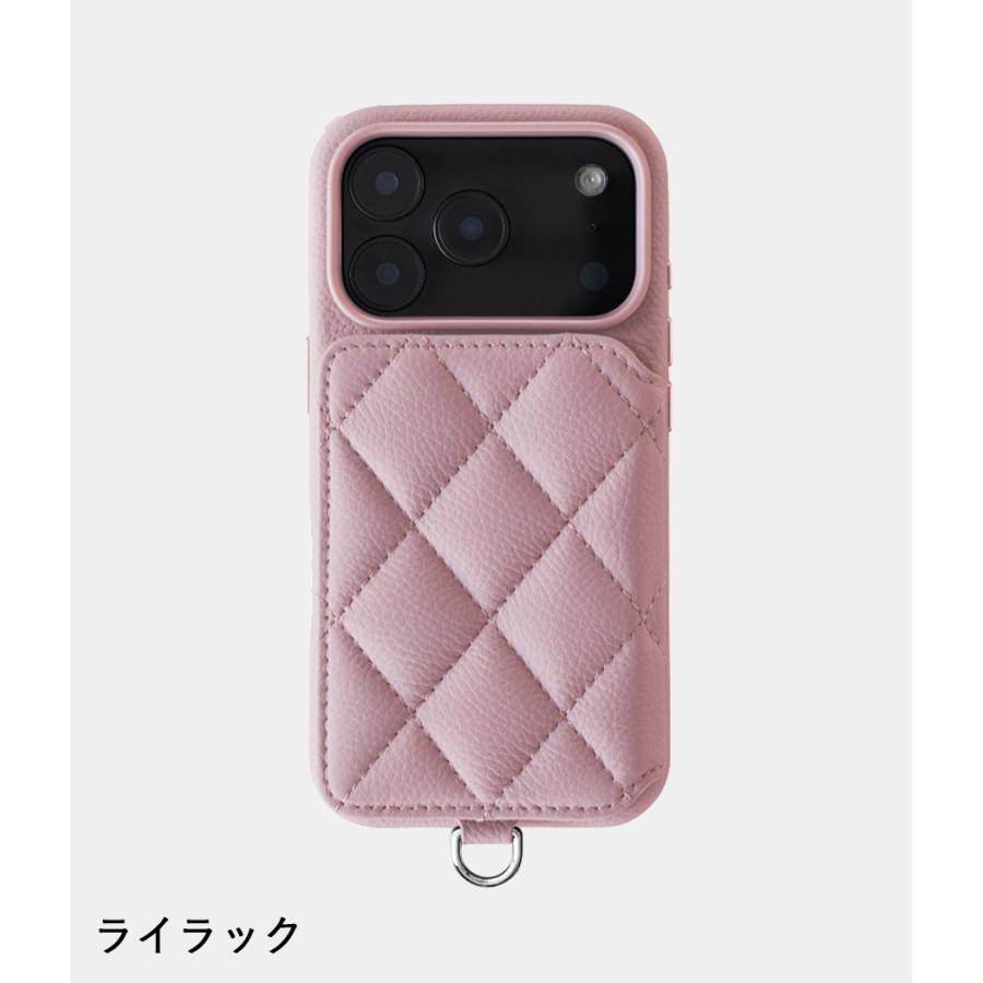 【取り寄せ】【DEMIU｜デミュウ】【iPhone18Pro】GRACE フランス産牛革 ポリカーボネート 上質 収納力 スマホケース【DU-GRC31】 |  | 04