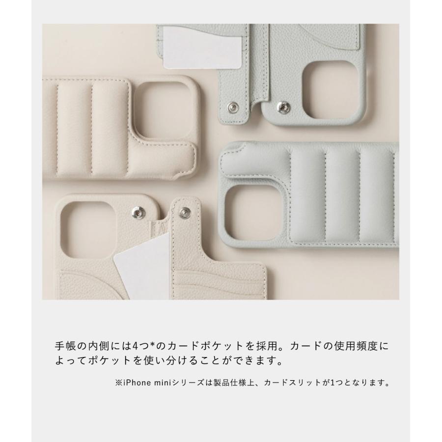 【取り寄せ】【DEMIU｜デミュウ】【iPhone18ProMax】GRACE フランス産牛革 ポリカーボネート 上質 収納力 スマホケース【DU-GRC32】 |  | 01
