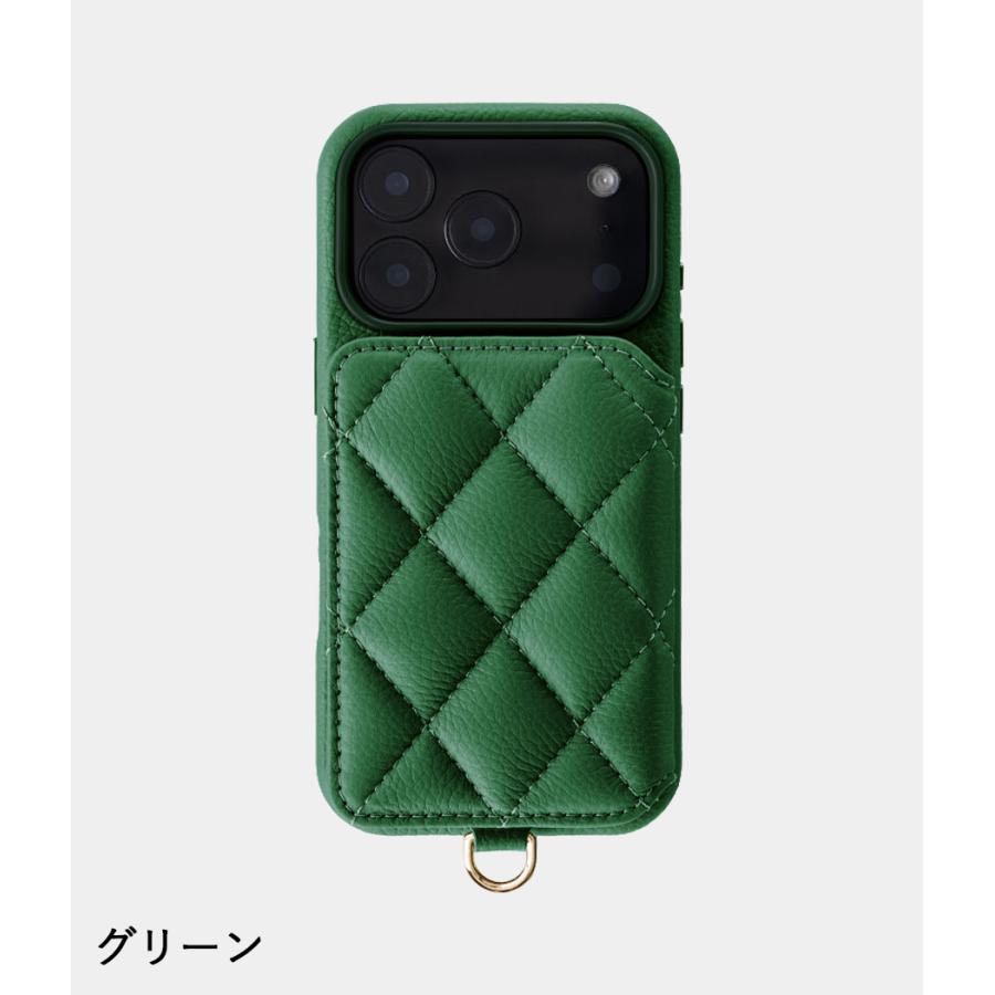 【取り寄せ】【DEMIU｜デミュウ】【iPhone18ProMax】GRACE フランス産牛革 ポリカーボネート 上質 収納力 スマホケース【DU-GRC32】 |  | 05