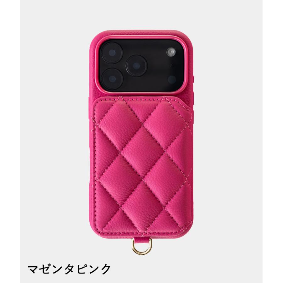 【取り寄せ】【DEMIU｜デミュウ】【iPhone18ProMax】GRACE フランス産牛革 ポリカーボネート 上質 収納力 スマホケース【DU-GRC32】 |  | 08