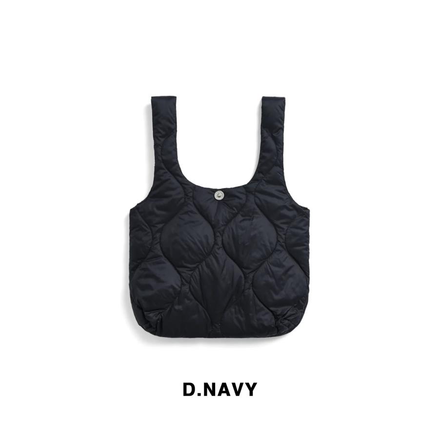 【TAION｜タイオン】MILITARY ECO DOWN BAG-S＜MILITARY／SOFT SHELL＞　ダウンバッグ　トート　ネイビー　ブラック　グリーン　オリーブ【ECBG01ALSML】 |  | 04