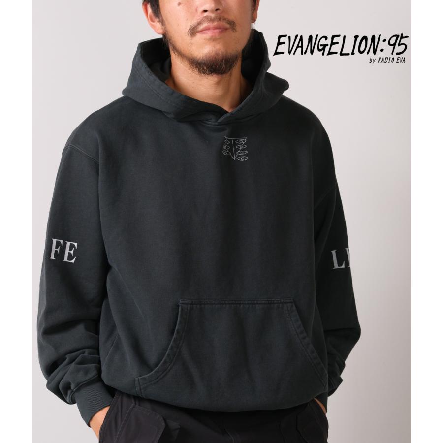【EVANGELION:95｜エヴァンゲリオンキュウジュウゴ】0060 Parka　パーカー　ブラック　黒　長袖トップス　フード　M　L　XL【EVA0060A】 | 