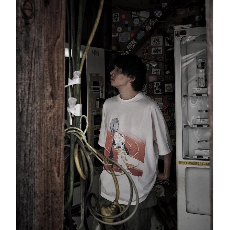 【EVANGELION:95｜エヴァンゲリオンキュウジュウゴ】0067 T-Shirt ホワイト コットン Genesis 0:12 ジャケットデザイン プリントT ユニセックス【EVA0067A】 |  | 05