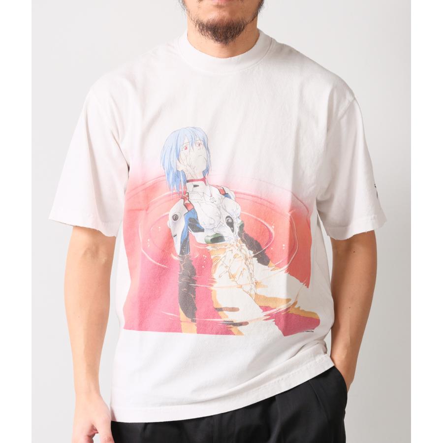 【EVANGELION:95｜エヴァンゲリオンキュウジュウゴ】0067 T-Shirt ホワイト コットン Genesis 0:12 ジャケットデザイン プリントT ユニセックス【EVA0067A】 |  | 09