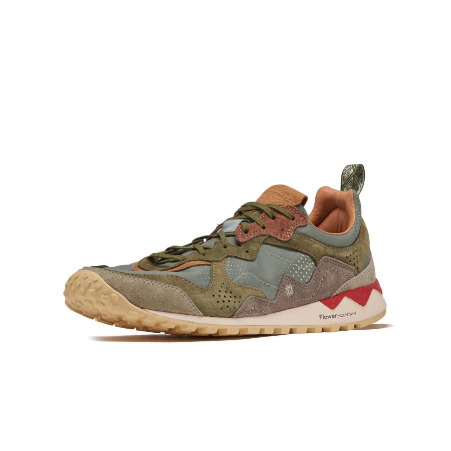 【Flower MOUNTAIN｜フラワーマウンテン】プーアル PUERH セージ グリーン スポーティ メンズ 快適 スニーカー 靴 アウトドア【FM122002】 |  | 01
