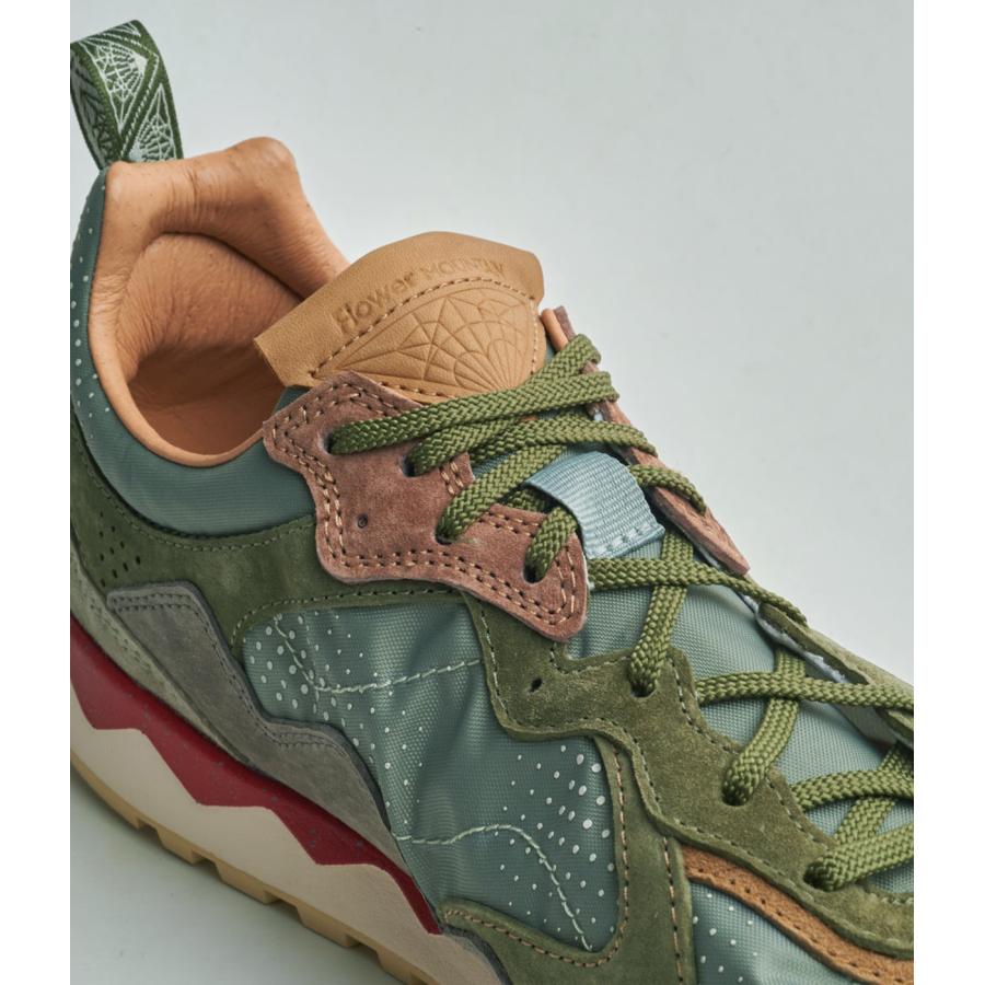 【Flower MOUNTAIN｜フラワーマウンテン】プーアル PUERH セージ グリーン スポーティ メンズ 快適 スニーカー 靴 アウトドア【FM122002】 |  | 06