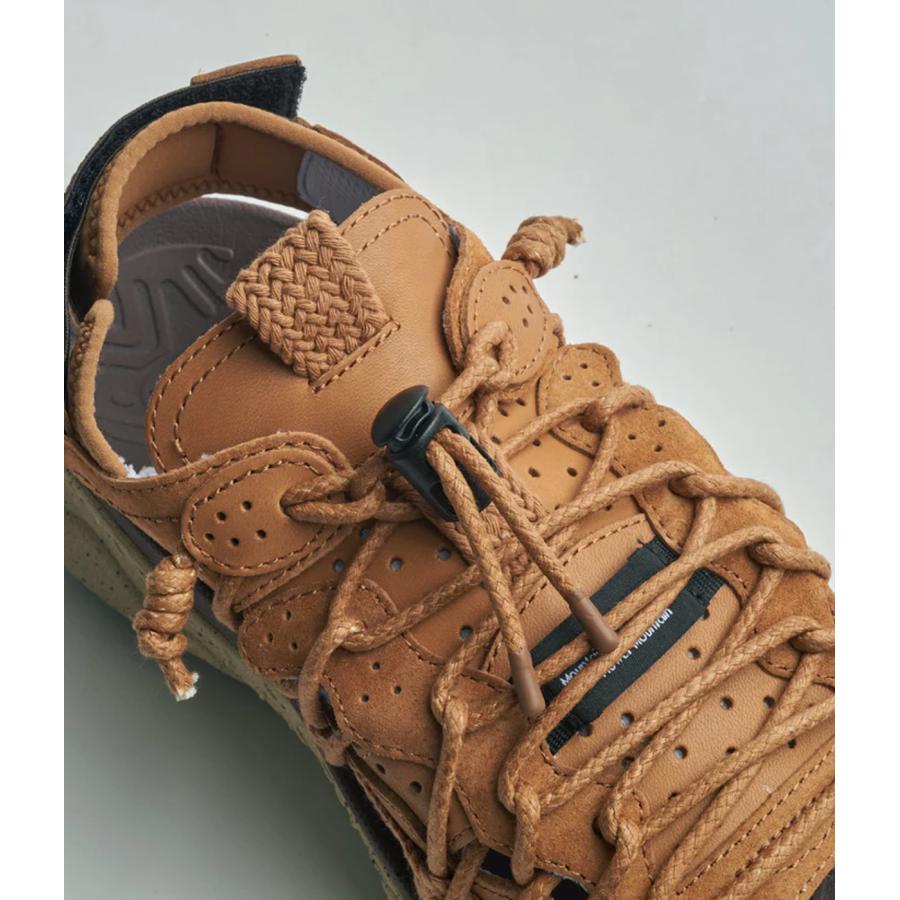 【Flower MOUNTAIN｜フラワーマウンテン】プマプンク PUMAPUNK タン ブラウン カウレザー ピッグスエード 限定モデル メンズ サンダル アウトドア【FM97023】 |  | 06