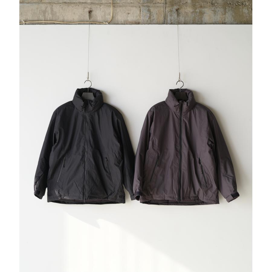 【Goldwin｜ゴールドウィン】WINDSTOPPER by GORE-TEX LABS puffy jacket　ジャケット　アウター　ディープチャコール　ブラック【GL25331】 | 