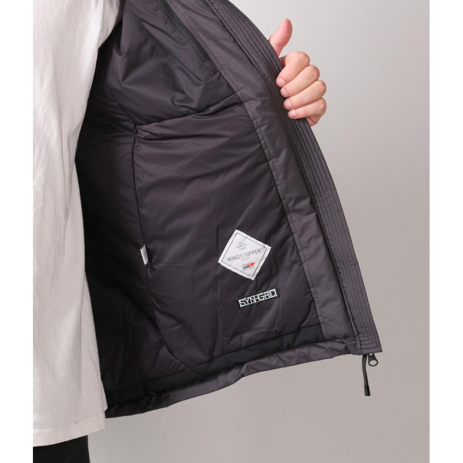 【Goldwin｜ゴールドウィン】WINDSTOPPER by GORE-TEX LABS puffy jacket　ジャケット　アウター　ディープチャコール　ブラック【GL25331】 |  | 09