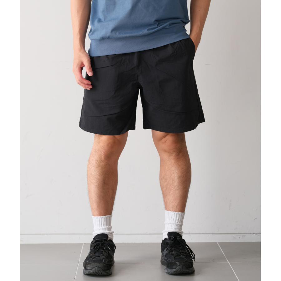 【Goldwin｜ゴールドウィン】ナイロンショーツ Nylon Shorts ブラック リサイクルナイロン リラックス テックウェア メンズ アウトドア 撥水【GL75185】 |  | 03