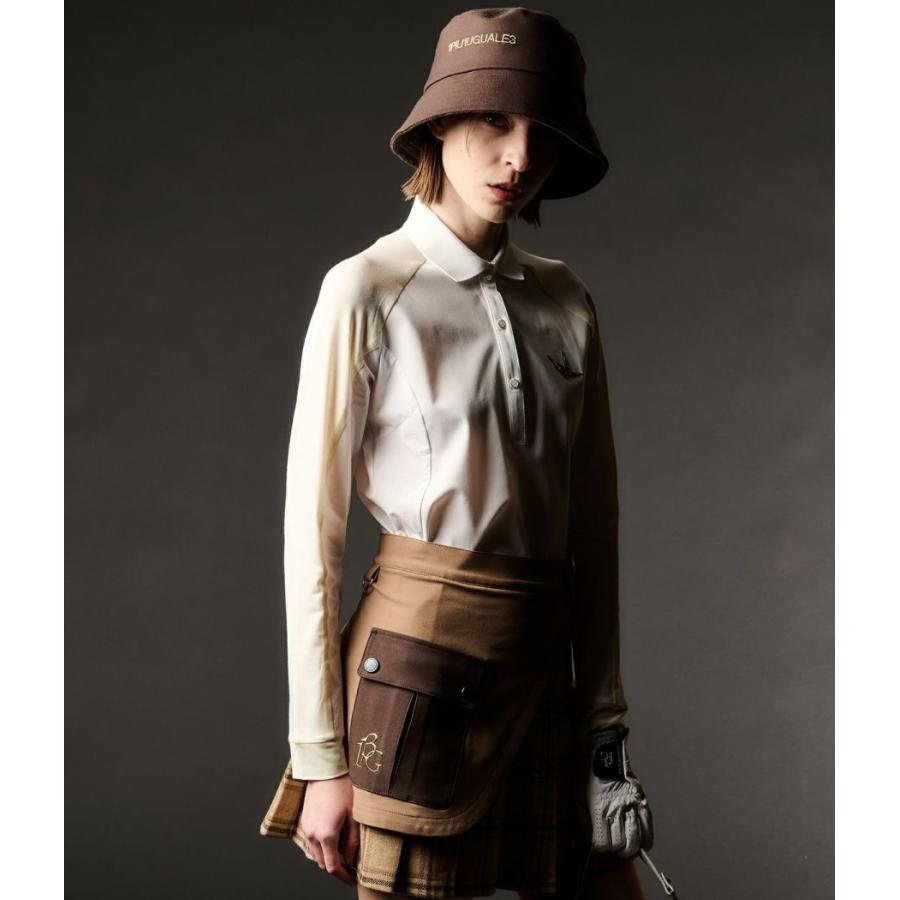 【1PIU1UGUALE3 GOLF｜ウノピュウノウグァーレトレゴルフ】BUCKET HAT　バケットハット　ブラウン　ブラック　茶　黒　ゴルフ　スポーツ【GRG492-GPU017】 |  | 06