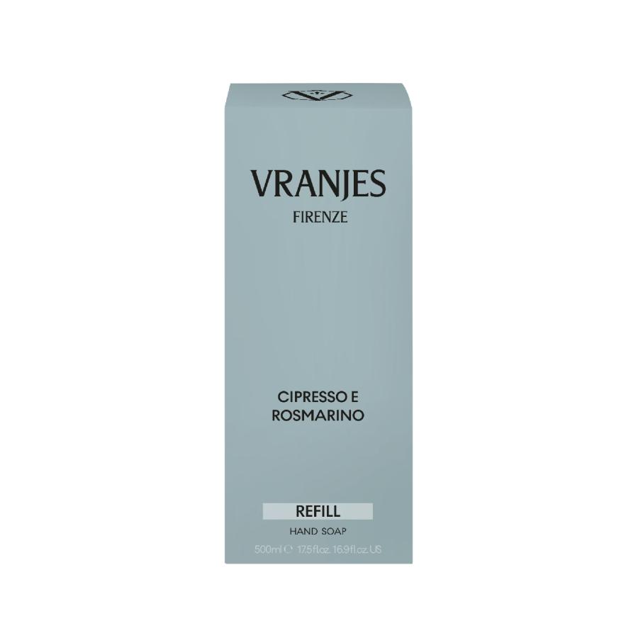 【DR. VRANJES｜ドットール・ヴラニエス】HS CIPRESSO E ROSMARINO (チプレッソ・エ・ローズマリーノ) 500mlリフィル 石鹸 ハンドソープ ギフト【HS0905123】 |  | 01