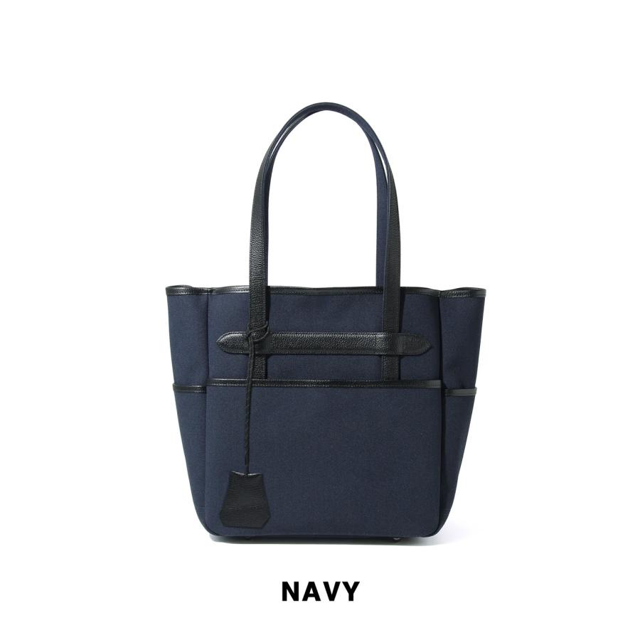 【THE SOLE|ザソール】JOHN キャンバスレザー トートバッグ　ブラック　ネイビー　黒　紺　軽量　撥水性　堅牢性　高品質【JOHN】 |  | 04