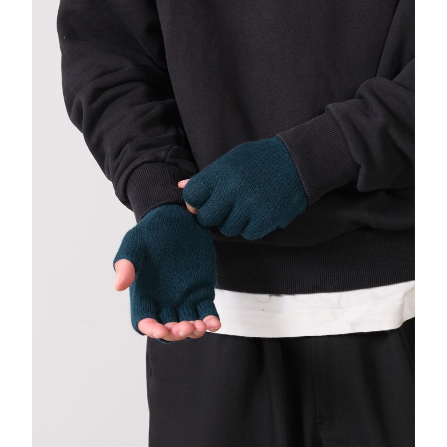 【Joshua Ellis｜ジョシュアエリス】K27 Fingerless Gloves　手袋　ターコイズ　ボトルグリーン　ブラック　ギフト　贈り物　プレゼント【KA62016】 |  | 07