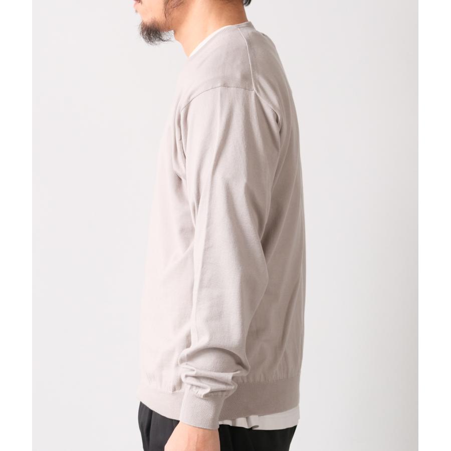 シオタ（クルーネックロングスリーブニットŤーshirt） CIOTA｜シオタ】クルーネックロングスリーブニットTシャツ CREWNCK