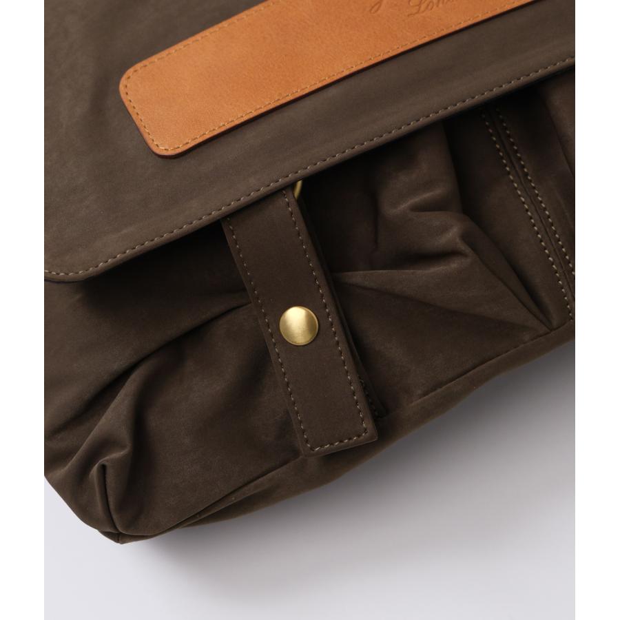【別注】【JAS MB.｜ジャスエムビー】フラップショルダー FLAP SHOULDER カーキ ミリクロス ラクダ革 日本製 経年変化 耐久 軽量 防風性 鞄 バッグ【MA-CA101】 |  | 02