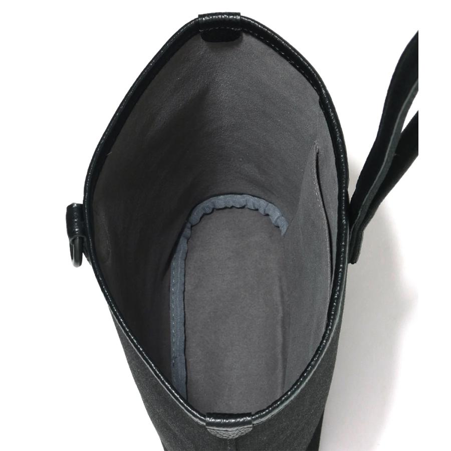 【取り寄せ】【THE SOLE｜ザソール】マイケル MICHAEL キャンバスレザーワンハンドバッグ ブラック 牛革 ピッグスエード 撥水性 防汚性 軽量 堅牢性【MICHAEL】 |  | 04