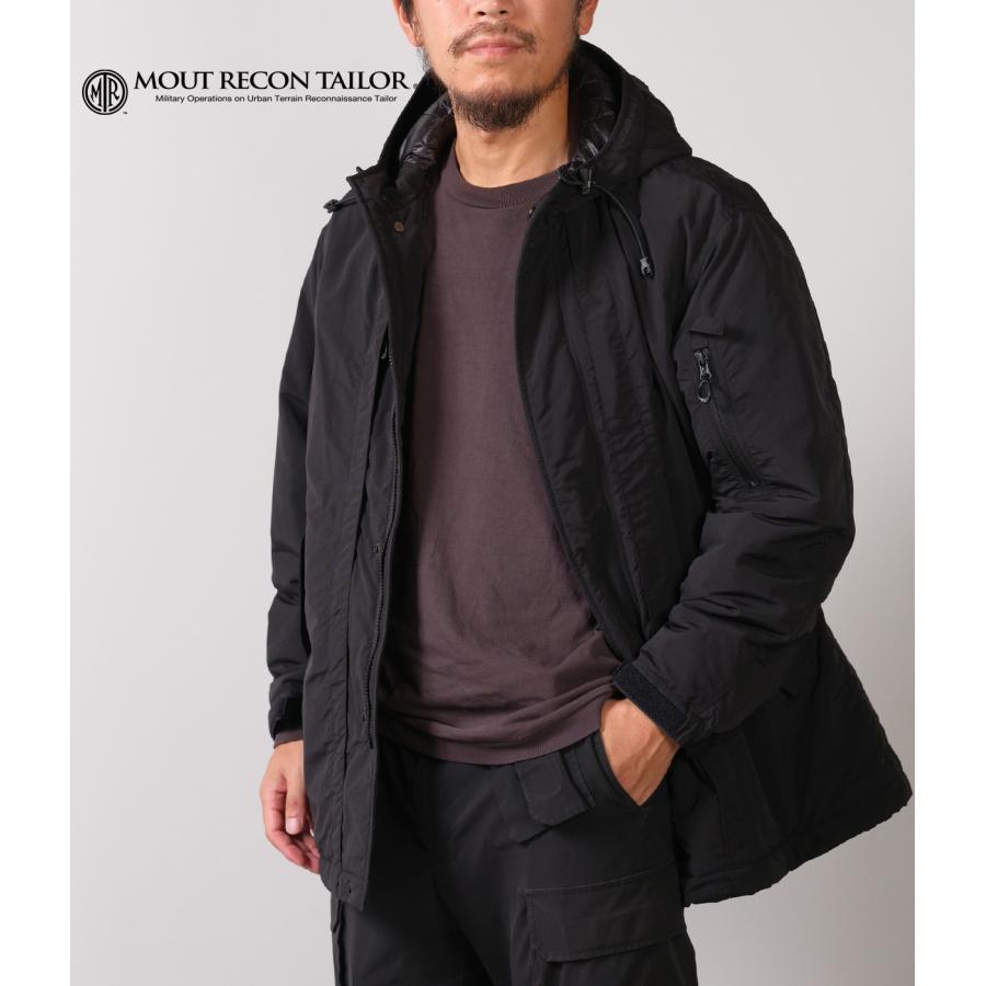 【MOUT RECON TAILOR | マウトリーコンテーラー】MOUT INSULATION FIELD COAT　コート　アウター　メンズ　ブラック　黒　アウトドア　テックウェア【MT1801】 | 