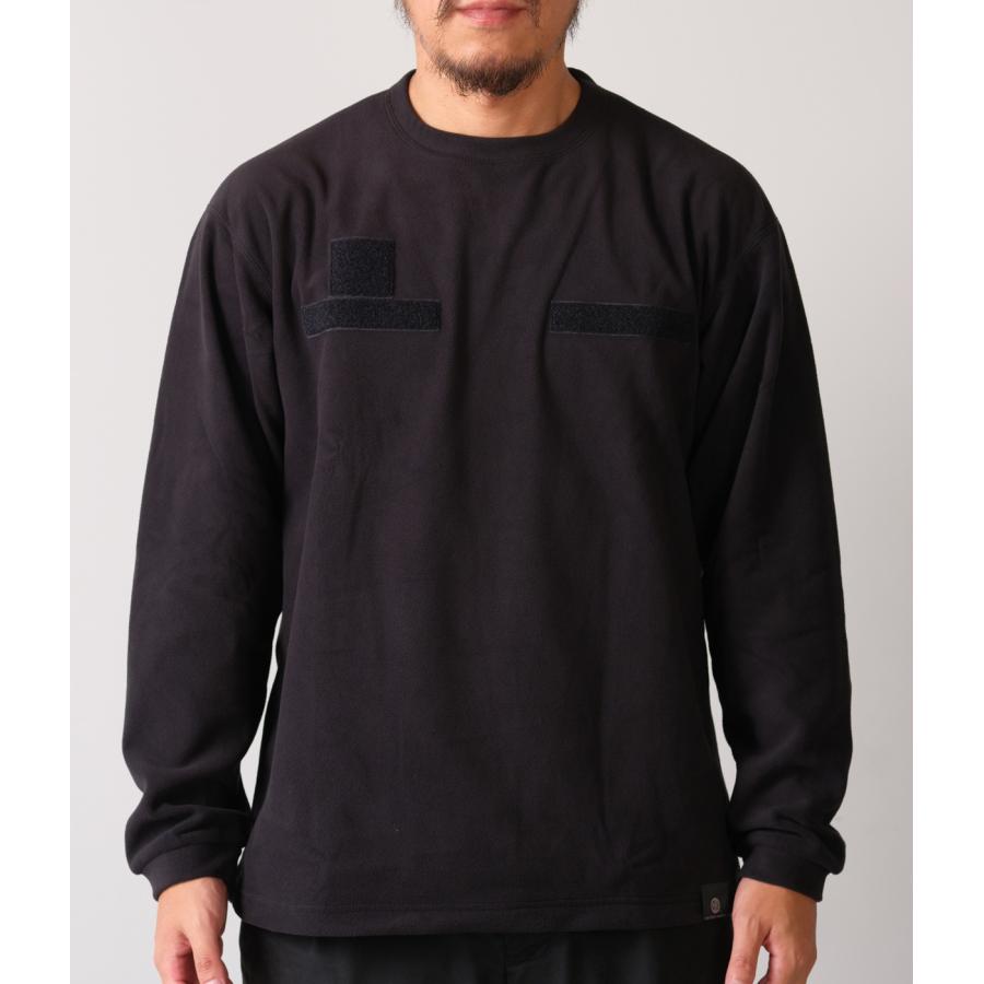 【MOUT RECON TAILOR | マウトリーコンテーラー】MOUT LIGHT THERMAL CREW NECK　クルーネック　長袖　ブラック　黒　通気性　伸縮性　テックウェア【MT1808】 |  | 08