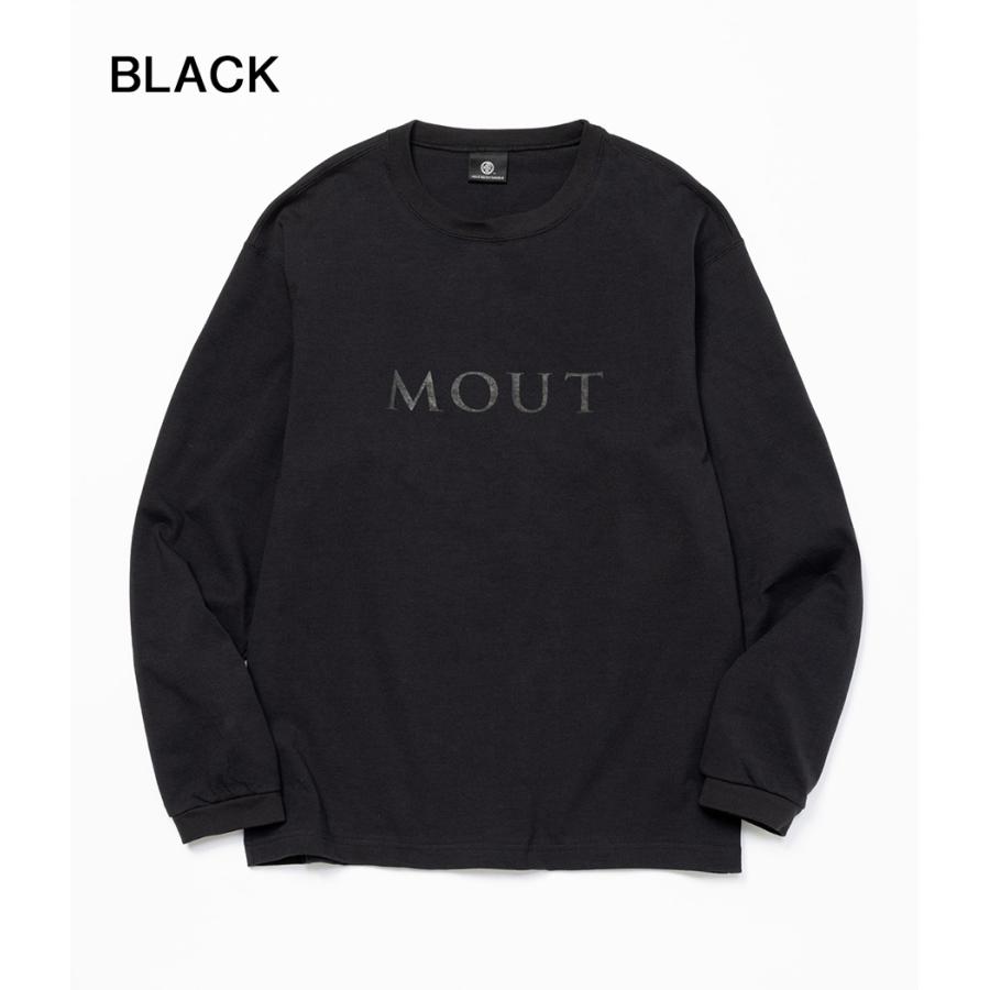 【MOUT RECON TAILOR｜マウトリーコンテーラー】マウトロゴロングスリーブシャツ MOUT LOGO LONG SLEEVE T-SHIRT 黒 白 ナイロン 吸水速乾 プリントT【MT2010】 |  | 08
