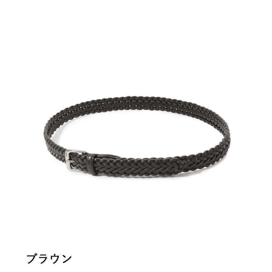 【取り寄せ】【THE SOLE｜ザソール】メッシュカーフベルト ブラック ブラウン 牛革 真鍮 鰐革 日本生産 西口修平 メンズ 30代 40代 ドレス カジュアル【NM-CF】 |  | 07