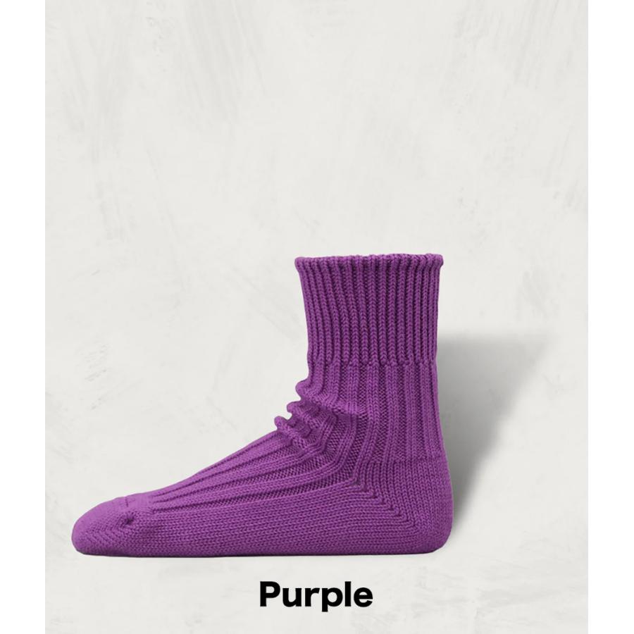 【SHOWATABE｜ショウワタベ】Organic Ribbed Socks | Short Length　靴下　ソックス　ギフト　プレゼント【org-02】 |  | 09