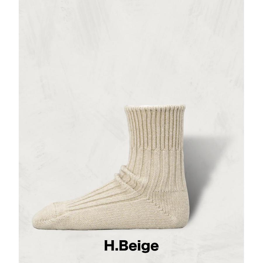 【SHOWATABE｜ショウワタベ】Organic Ribbed Socks | Short Length　靴下　ソックス　ギフト　プレゼント【org-02】 |  | 11