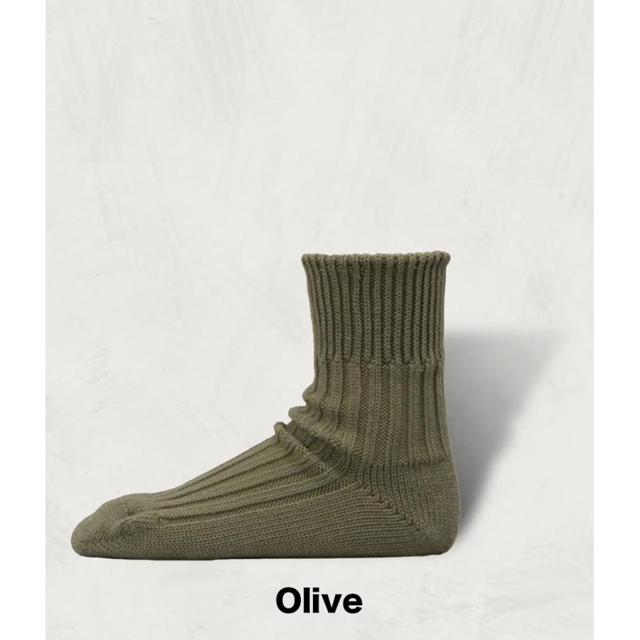 【SHOWATABE｜ショウワタベ】Organic Ribbed Socks | Short Length　靴下　ソックス　ギフト　プレゼント【org-02】 |  | 04