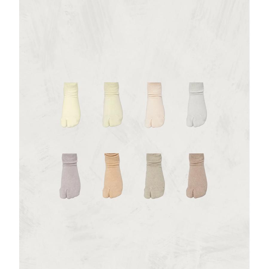 【SHOWATABE｜ショウワタベ】OOrganic Pile Socks | Split Toe　靴下　ソックス　ギフト　プレゼント【org-04】 |  | 01