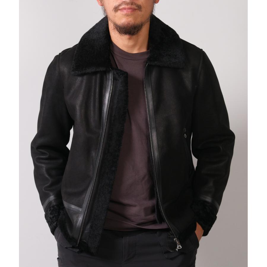 【EMMETI｜エンメティ】ORWELL SP MOUTON　ムートン　ブラック　黒　メンズ　ジャケット　アウター【ORWELL】 |  | 02