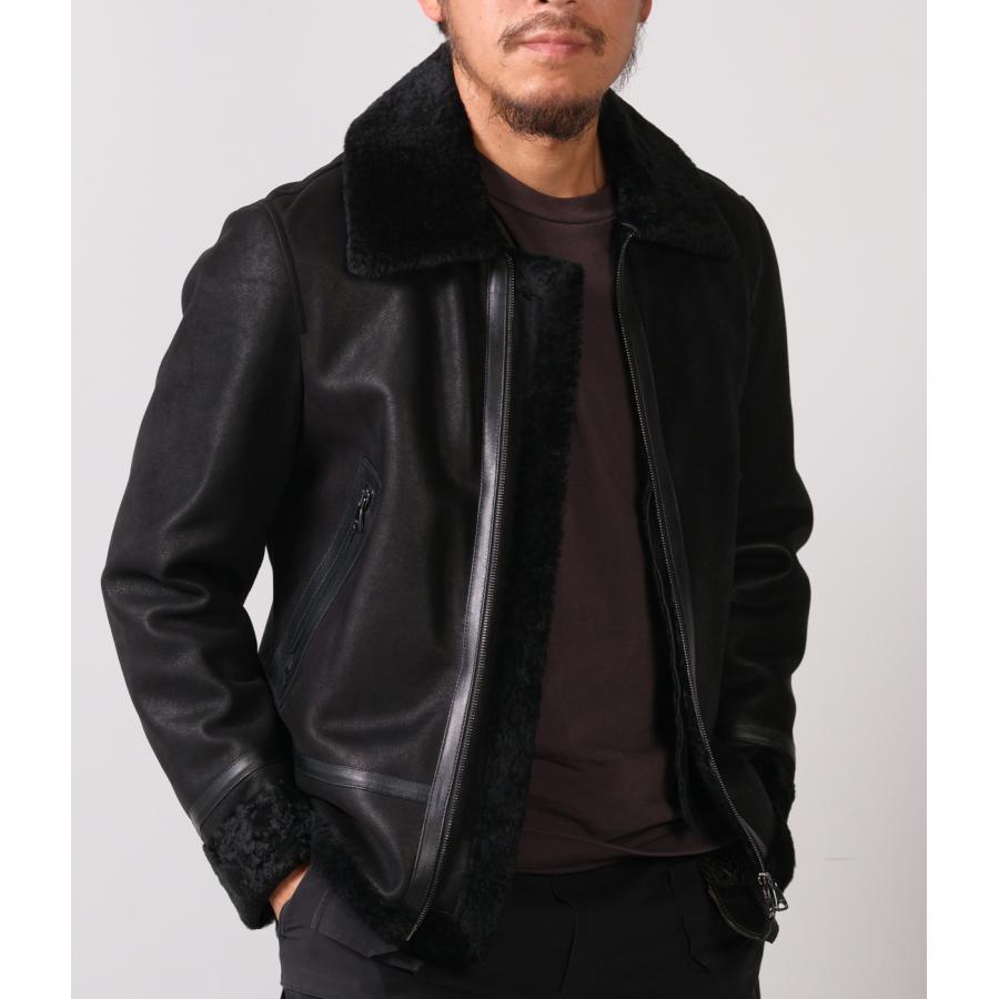 【EMMETI｜エンメティ】ORWELL SP MOUTON　ムートン　ブラック　黒　メンズ　ジャケット　アウター【ORWELL】 |  | 03