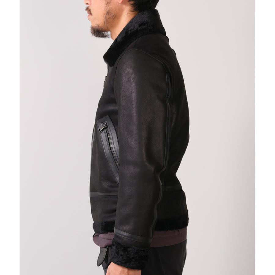 【EMMETI｜エンメティ】ORWELL SP MOUTON　ムートン　ブラック　黒　メンズ　ジャケット　アウター【ORWELL】 |  | 05